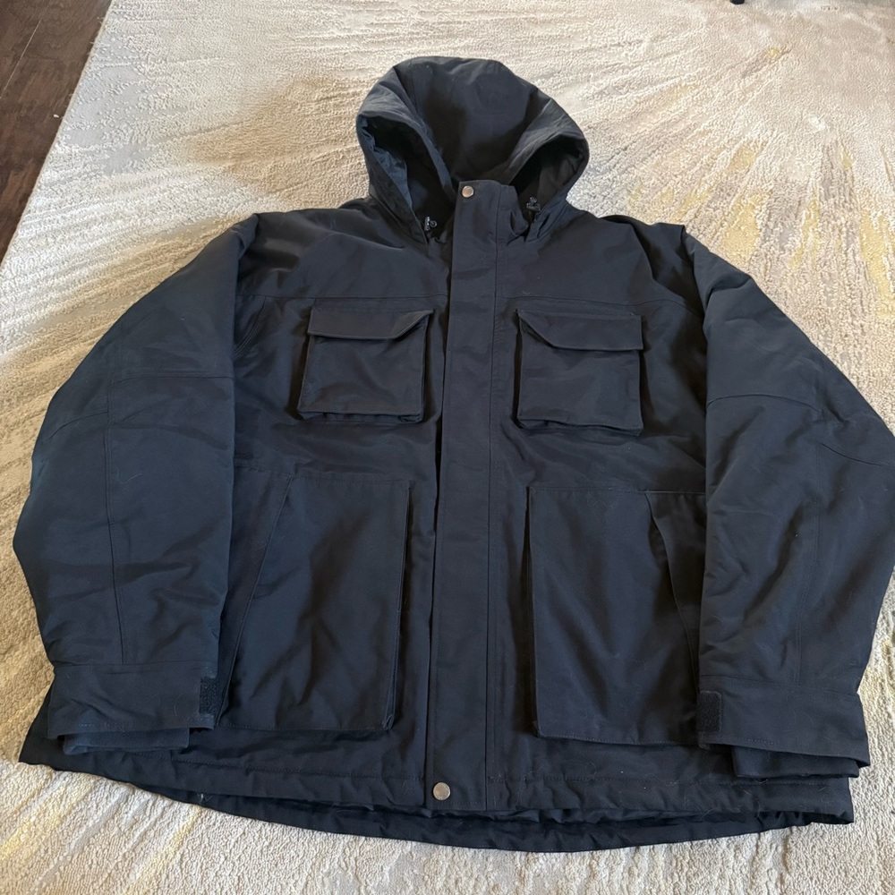 Duluth Trading black winter coat Whaleback Waterproof Insulated Jacket XXXL new